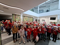 Spotkanie z Mikołajem w kl I-III i oddziale przedszkolnym