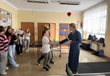 Walentynkowy turniej par w tenisa stołowego